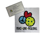 Microfiber Cleaning Cloth with Pickleball Patterns in Pouch