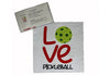 Microfiber Cleaning Cloth with Pickleball Patterns in Pouch