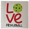 Microfiber Cleaning Cloth with Pickleball Patterns in Pouch