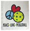 Microfiber Cleaning Cloth with Pickleball Patterns in Pouch